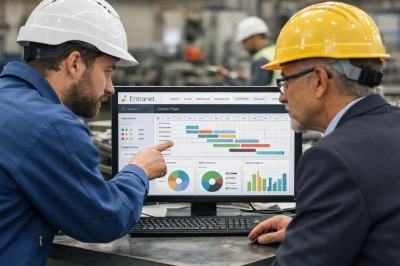 Üretimde Endüstri Bazlı ERP: Entranet ile Akıllı Üretim, Planlama ve Verimlilik Nasıl Sağlanır